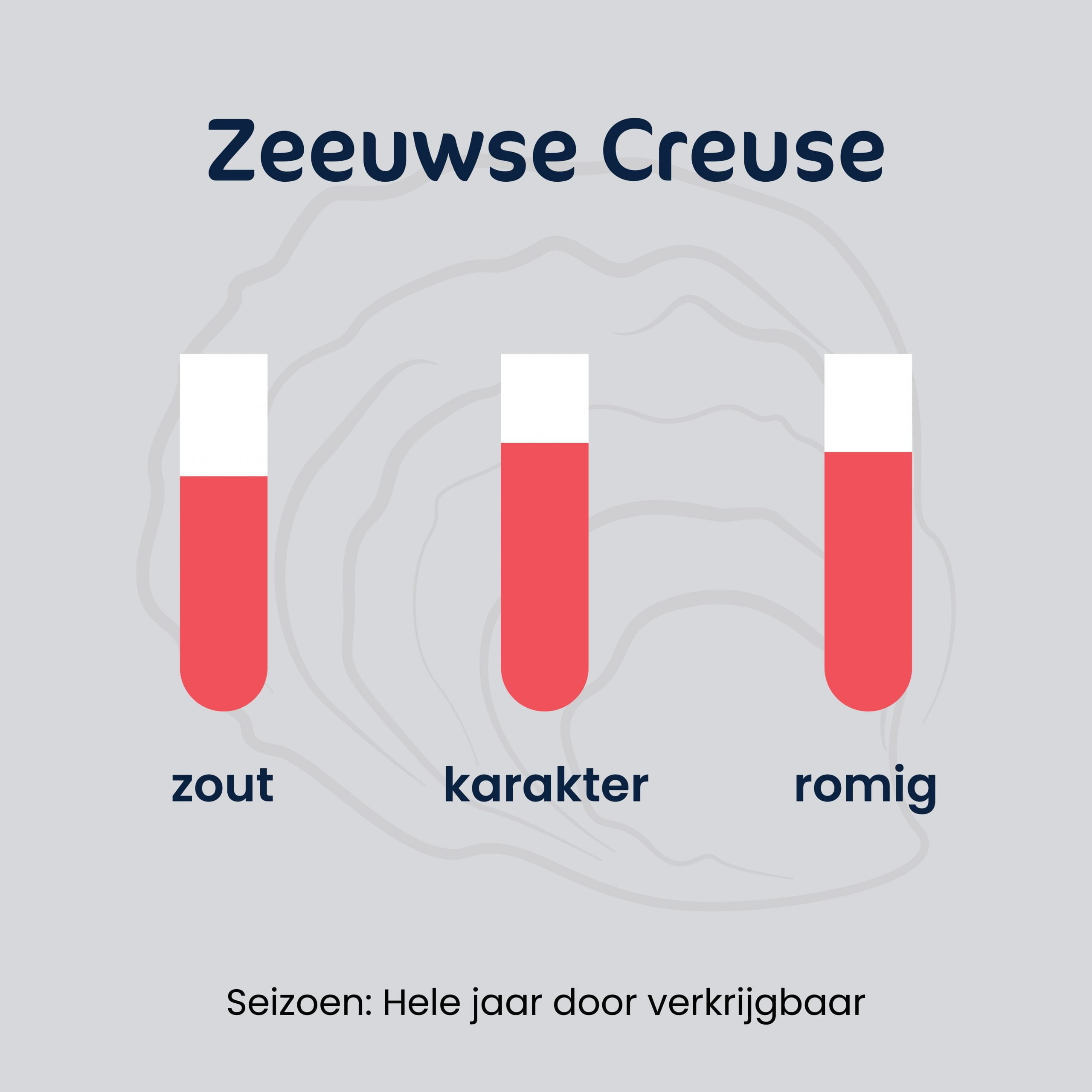 Taste profile Zeeland Creuse Oyster flavor profile of a Gillardeau oyster